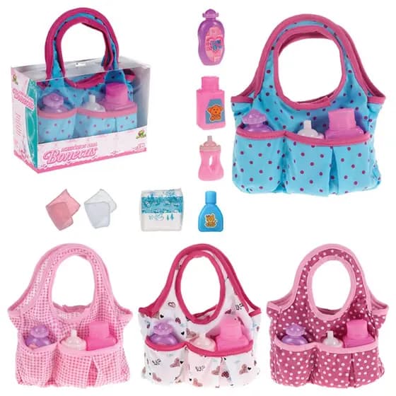 Kit Completo Com Bolsa Bebe Reborn Muitos Itens