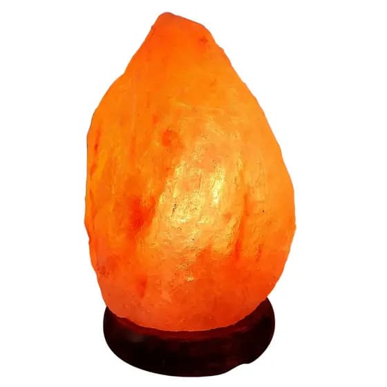 Abajur Luminária Terapêutica Sal Rosa Himalaia – Natural 1