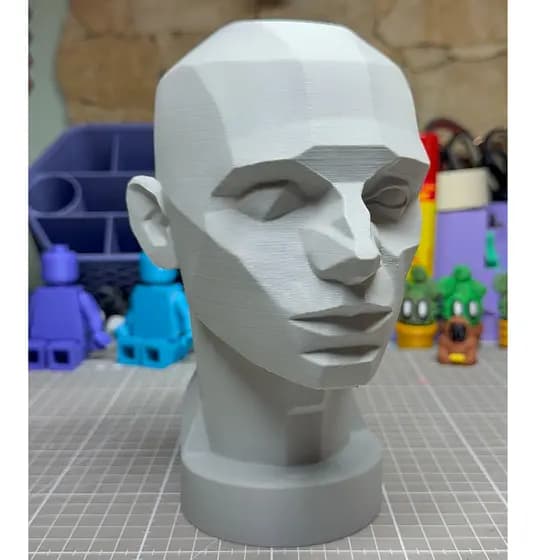 Cabeça Asaro head Tamanhos Modelo de Estudo de Luz e Sombra para Artistas Escultores Pintores