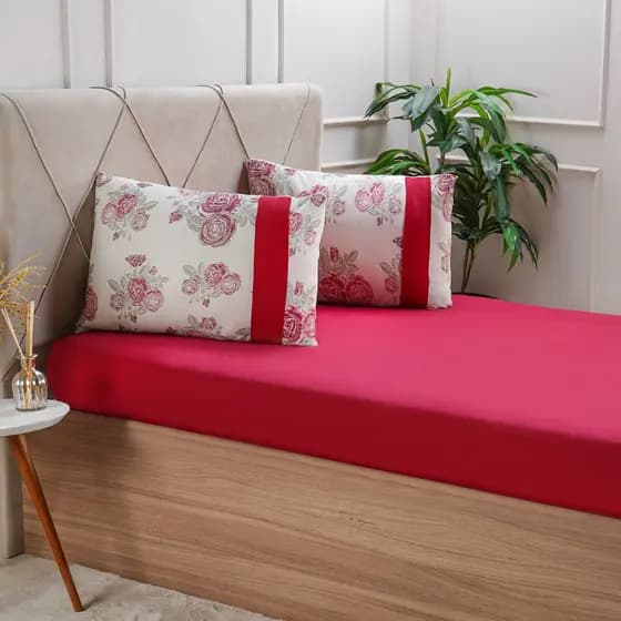 Jogo de Cama Casal Malha 3 Pçs Bella Cama New 100% Algodão 138x188cm