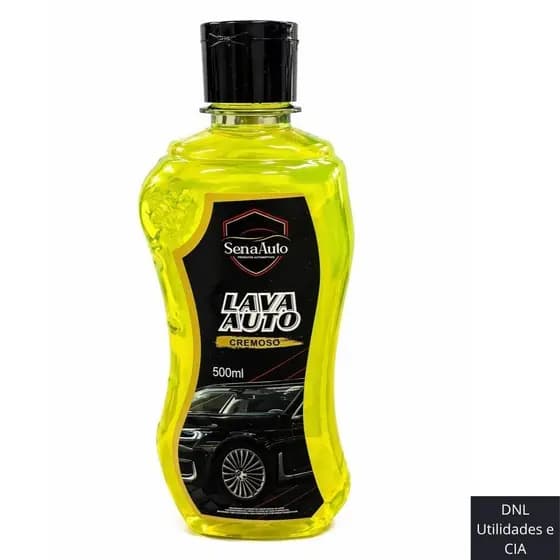 Shampoo Sabão Automotivo Cremoso 500ml Lava Carro Moto Espuma Ativa e Brilho