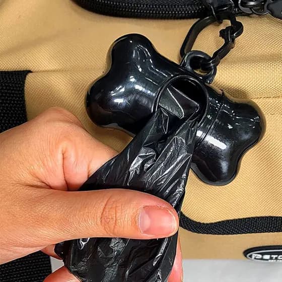 Kit Cata Caca Pet Porta Saquinho Higiênico Para Caes Com 2 Rolos Refil 15 Saquinhos Cada Barato