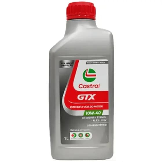 1L Castrol Óleo Semissintético de Motor GTX Ultra Clean 10w40