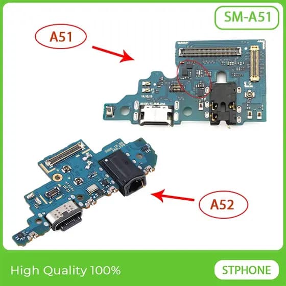 Placa de Carga Conector Samsung A51 A52