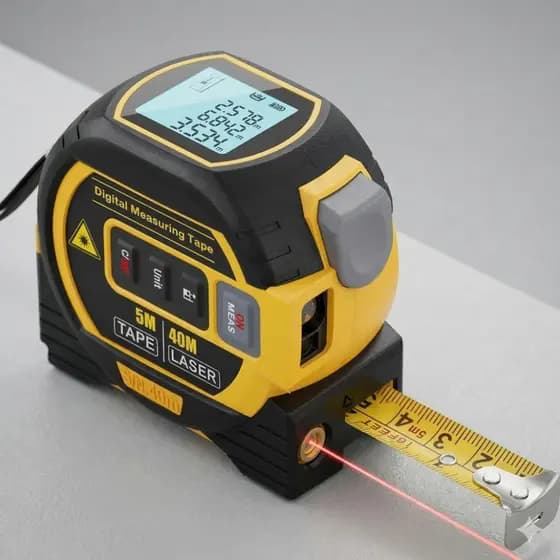 Trena Digital Laser Até 40 Metros Nível Alta Precisão 3 Em 1