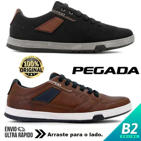 Sapatênis Pegada Element Casual Masculino Original com Nota Fiscal e Garantia