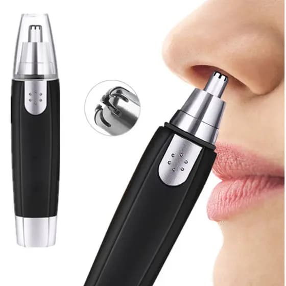 Aparador Removedor de Pelos Elétrico/Portátil para Nariz/Orelha/Rosto / Depilador Facial