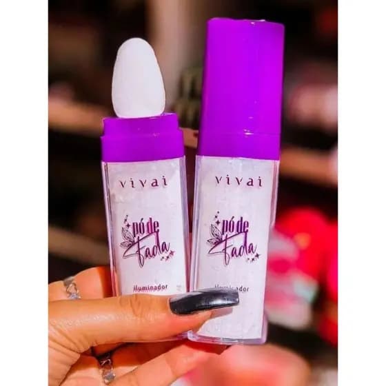pó de fada iluminador vivai • pó de fada vivai • iluminador facial • iluminador compacto • iluminador bastão • ilum