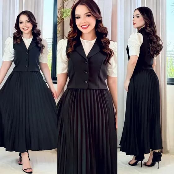 CONJUNTO DE ALFAIATARIA MODA EVANGÉLICA ref 178( não acompanha camisa)