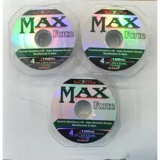 Caixa com 03 Linhas 0.92lb Max Force Mono