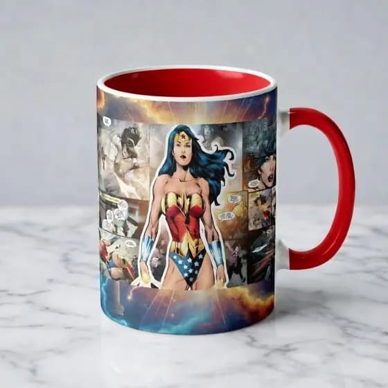 caneca geek feminina/caneca mulher maravilha/caneca anime/ caneca personalizada/caneca super heróis/caneca heroína