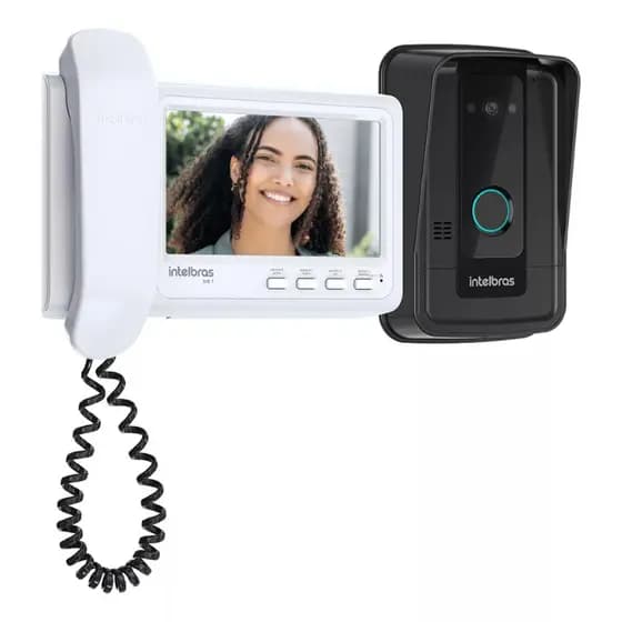 Video Porteiro Eletrônico Interfone Campainha Com Video Intelbras Tela 7 Polegadas Bivolt