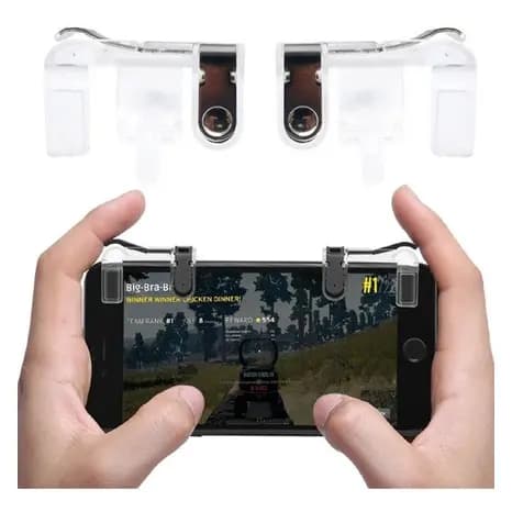 Gatilho L1 + R1 Celular Pubg Free Fire Jogo Tiro Acessório Par De Joystick Celebre