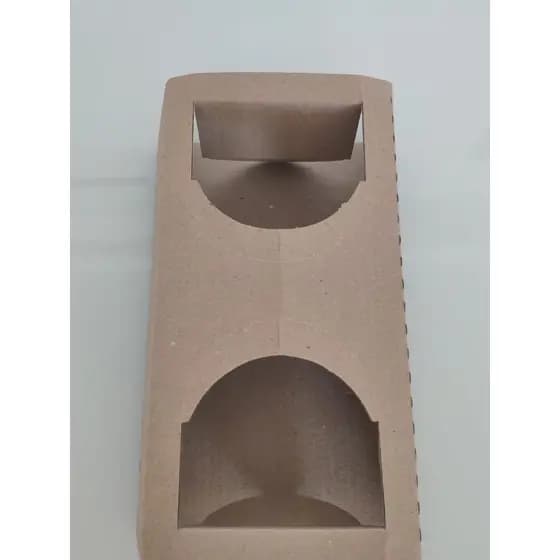 Porta/suporte De Papelão P/2 Copos Grande Delivery (50un)