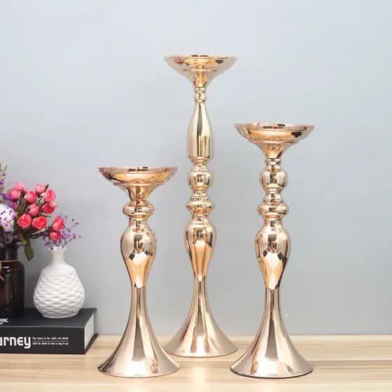 Vasos De Ouro Para Peças Centrais , Suporte Arranjo De Flores , De Casamento Mesas , Suportes Altos De Metal , Evento ,