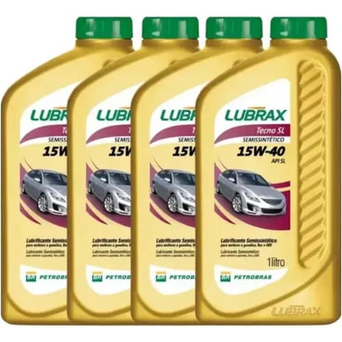 OLEO SEMISSINTÉTICO SL 15W40 LUBRAX 4 Litros