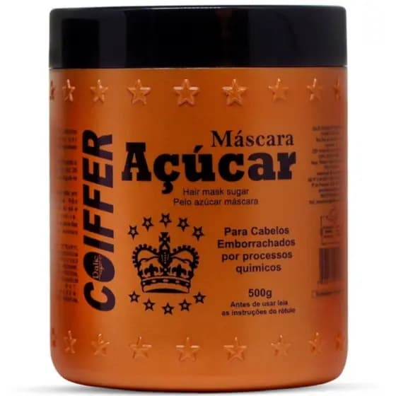 Máscara de Açúcar | Máscara de Açúcar Coiffer 500g | Máscara de Hidratação