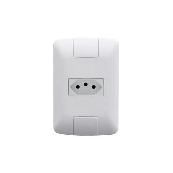 Conjunto Tomada Elétrica 4x2 2P+T 10A 250V Tramontina Aria