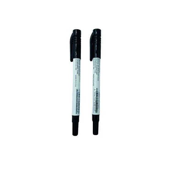CANETA PERMANENTE CD 2 UNIDADES VIDROS VINIL PONTA DUPLA TWIN MARKER SW-128-A DIVERSAS CORES