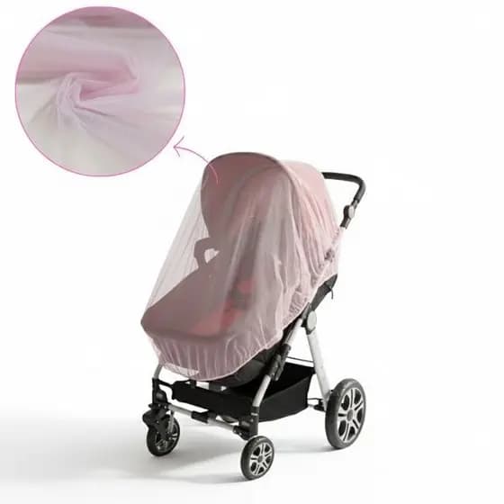 Mosquiteiro Para Carrinho de Bebê Universal 150x150 Tule