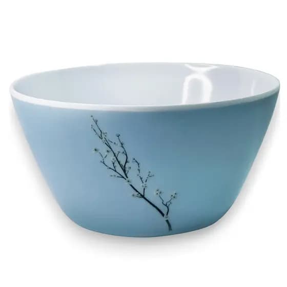 Bowl Sakura Azul Melamina 14,5cm - Ideal para Sobremesas e Saladas