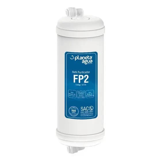 Filtro Fp2 P/ Purificador Beliere/ Top Life/ Líder E Outros Branco
