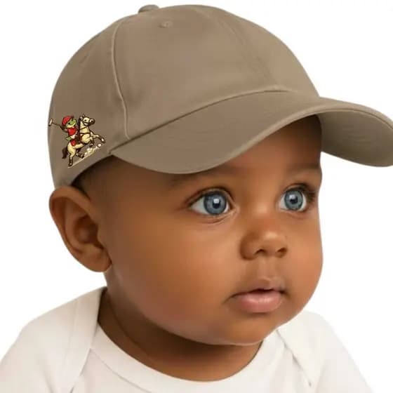 Boné Menino infantil Bebe Jacaré Jogador de Polo 0 a 12 meses Lançamento Exclusivo Bone infantil