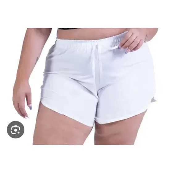 Shorts Tactel Feminino Plus Size Reveillon Ano Novo Praia Férias Exercício