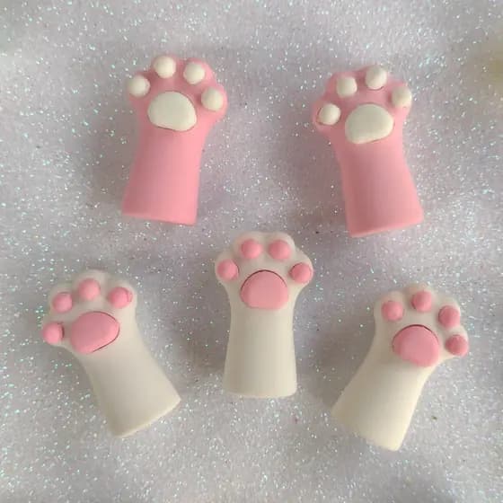 Borracha para Lápis de Patinha Ponteira Pata de Gato