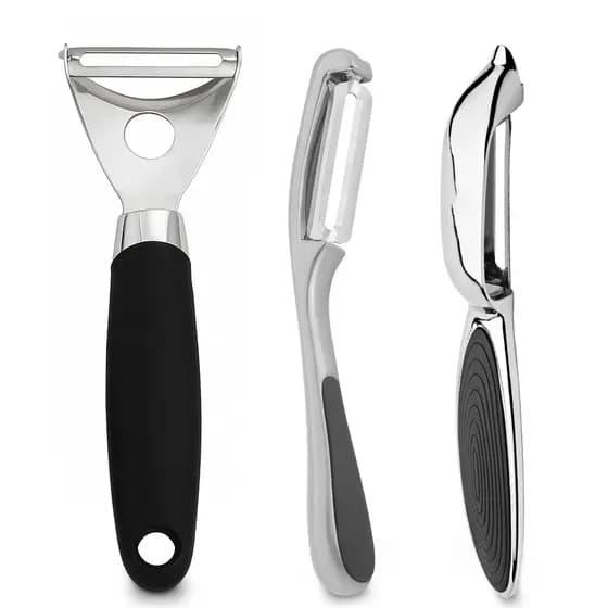 Descascador Batata Legumes Frutas Queijo Lâmina Aço Inox Corte Preciso Premium Luxo Profissional
