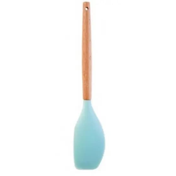 Espátula de Silicone com Cabo de Madeira – Resistente e Prática para Cozinha