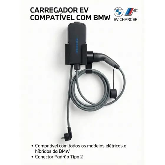 Suporte Carregador Carro Elétrico Para BMW i5, BMW iX1, BMW i7, BMW iX, BMW i4, BMW iX3.