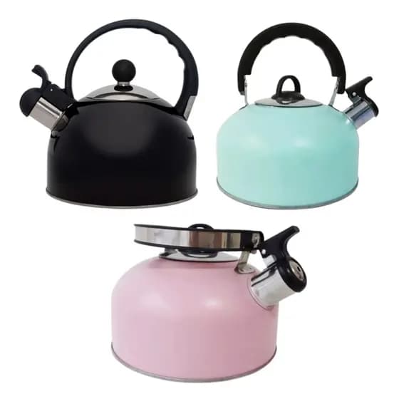 Chaleira Inox 2l Com Apito E Cabo Móvel Fratelli