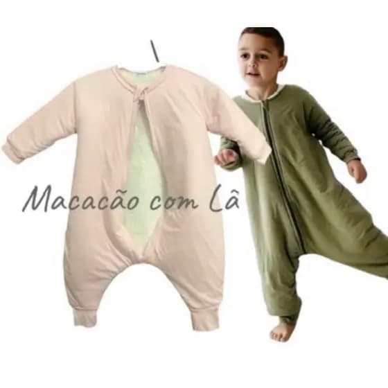 Saco de dormir pezinho 1, 2, 4, 6 anos - TOG 3 Inverno todo forrado com lã