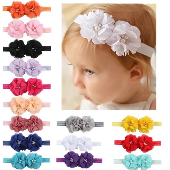 Lacinhos De Bebê Faixa De Cabelo Bebe Laços De Cabelo Infantil X-1717