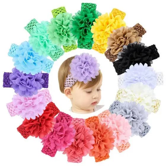 Lacinhos De Bebê Faixa De Cabelo Bebe Moda Flower Acessórios Infantil Hairpin 922