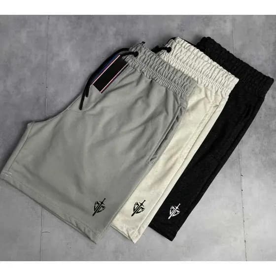 Kit 3 Bermuda Moletinho Masculina P ao G4 Short Casual Moletom Plus Size