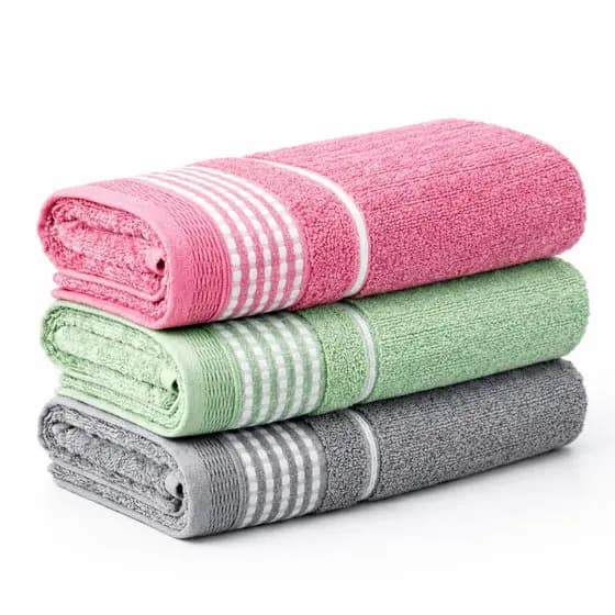 Kit 3 Toalha Banho Luxo Tokio Sofisticada Banhão Ótima Absorção 150x75cm