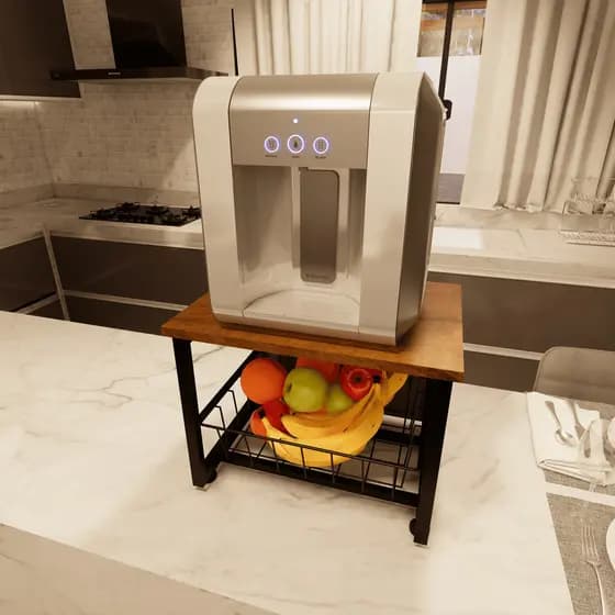 Fruteira Para Bancada Mesa Preto Fosco ou Branco