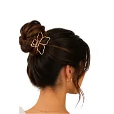 KIT PIRANHAS FEMININAS LUXO BORBOLETA E STRASS BRILHANTE PARA CABELO PRESILHAS ACESSÓRIOS PENTEADOS