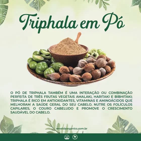 Triphala em po 100g(indiano) Puro