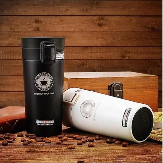 Caneca Copo Térmico com Tampa Quente e Frio 500ML Anti-vazamento Café Sucos e Outras Bebidass