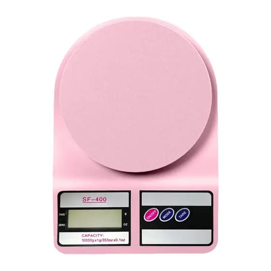 Kit 3/5 PCS Balança De Cozinha Digital Alta Precisão 1g ate 10KG Color Rosa Balanca Cozinha KD2136_ROSA