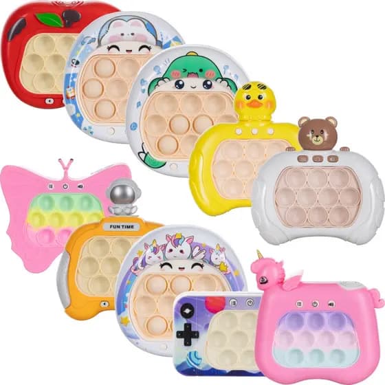 Kit 10 Pop It Eletrônico Infantil Sons e Luzes Atacado Diversos