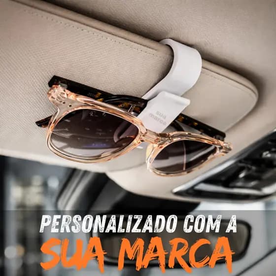 Suporte de Óculos Veicular (Kit com 10 Unidades)