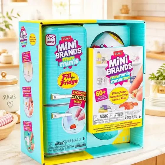 Mini brands geladeira brinquedo caixa conjunto de geladeira em miniatura | Envio Imediato