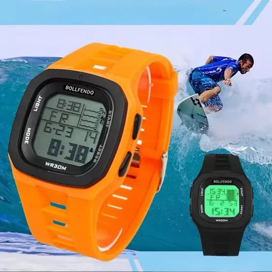 Relógio Masculino Bollfendo Digital Esportivo Quadrado a Prova D’agua Barato