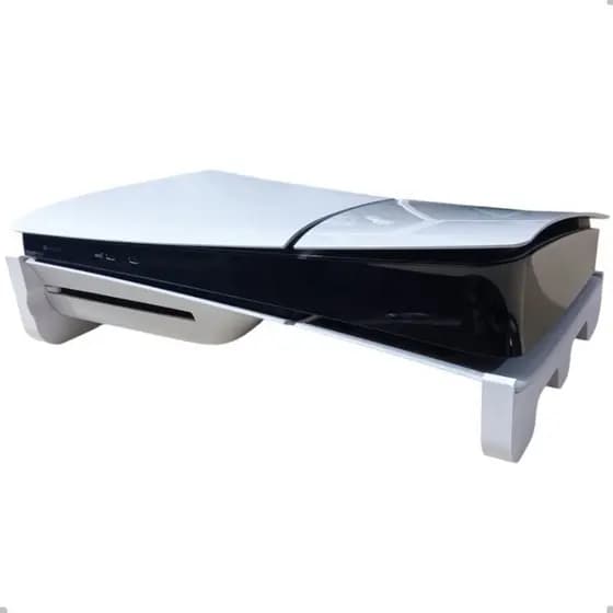 Suporte Play 5 Stand Base Horizontal Deitado Playstation Ps5 Slim C/ Disco
