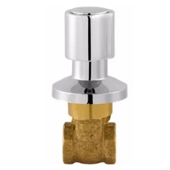 Registro De Gaveta 3/4 C-40 Cromado metal Banheiro Chuveir Parede