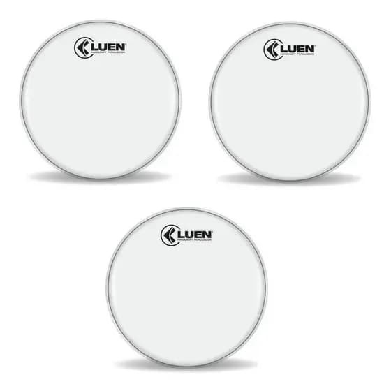 Kit 3 Peles Batedeiras Grossas 8” Leitosa para Bacurinha ou Repique